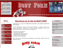 Tablet Screenshot of body-form.fr